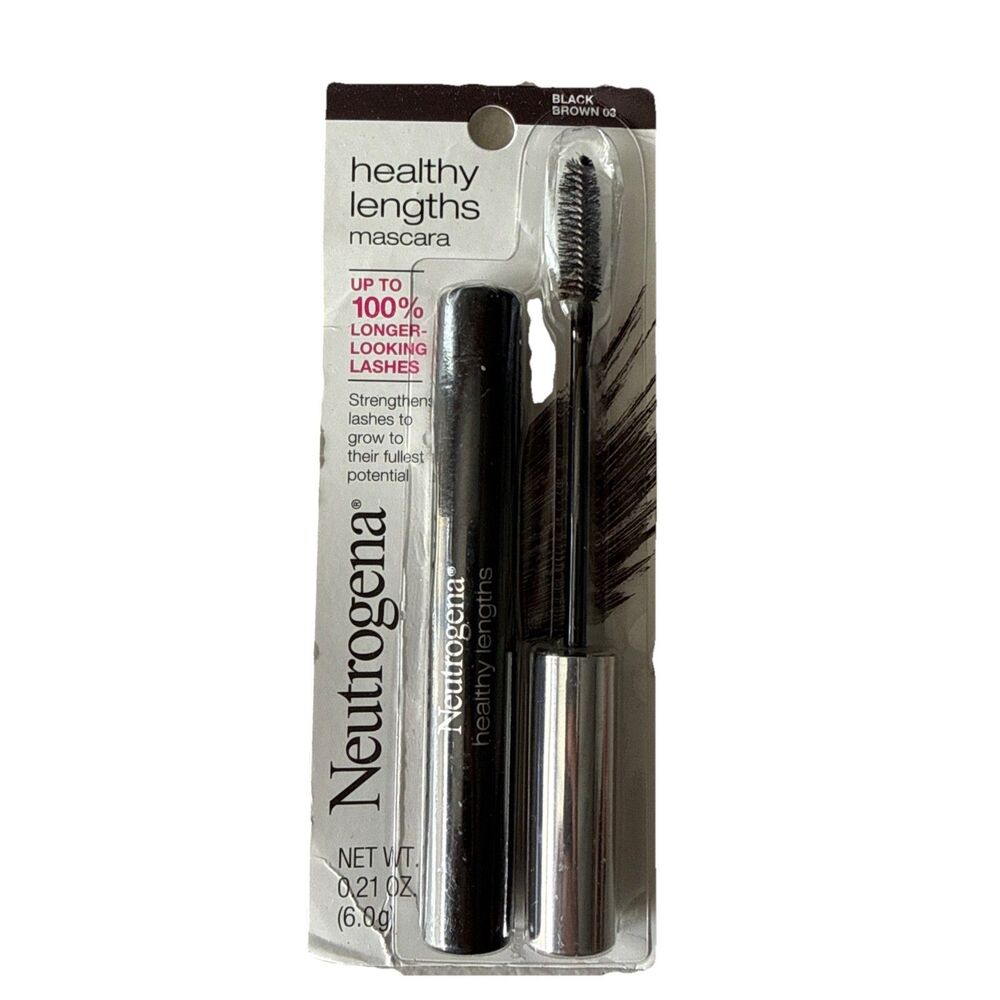 Neutrogena Healthy Lengths Mascara Vitamin E Black Brown 03 /0.21 oz Lengthening